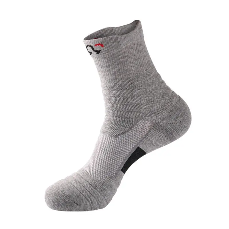 Мужские баскетбольные носки короткие средней длины толстые махровые низкие