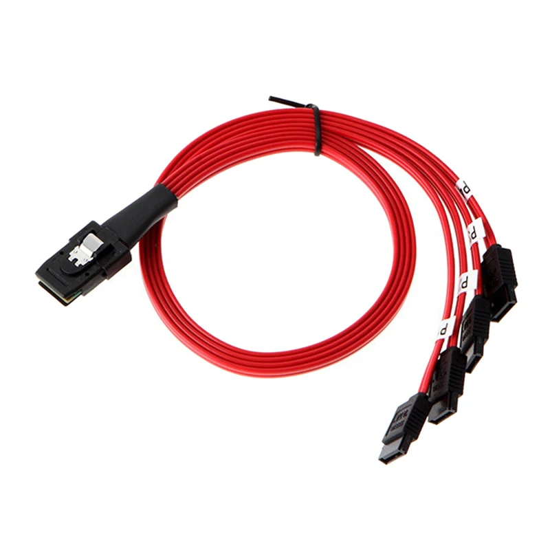 Мини кабель для жестких дисков SFF8087 к 4SATA Cable 36P|Компьютерные кабели и разъемы| |