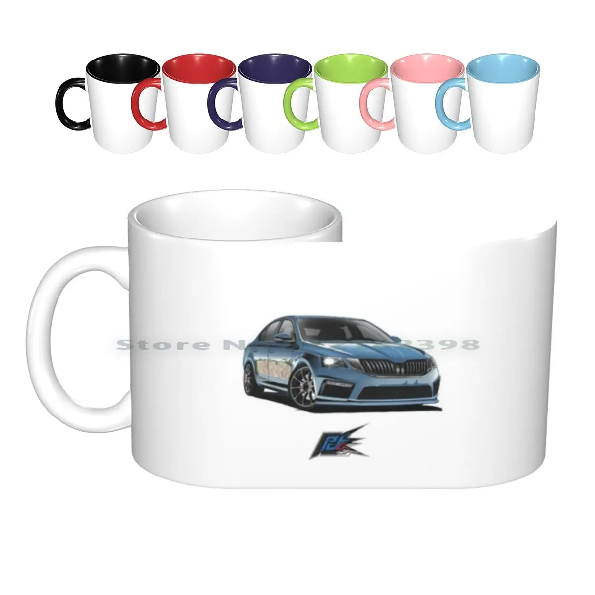 Octavia Vrs Air Blue Ceramic Mugs Coffee Cups Milk Tea Mug Skoda Octavia Vrs Rs Rs245 Rs230 5e Naquash Creative Trending