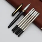 Роскошные красивые шариковые ручки Baoer в металлическом корпусе для бизнеса, офиса и школы, шариковые ручки для письма, шариковая ручка в подарок