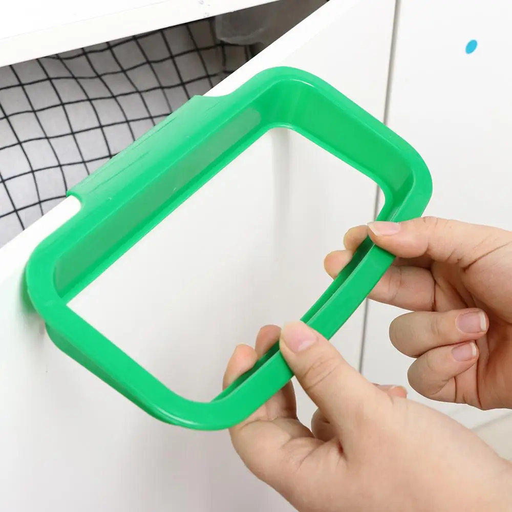 1 шт. пластиковая вешалка для мешков мусора переносная подвесная сумка стеллаж