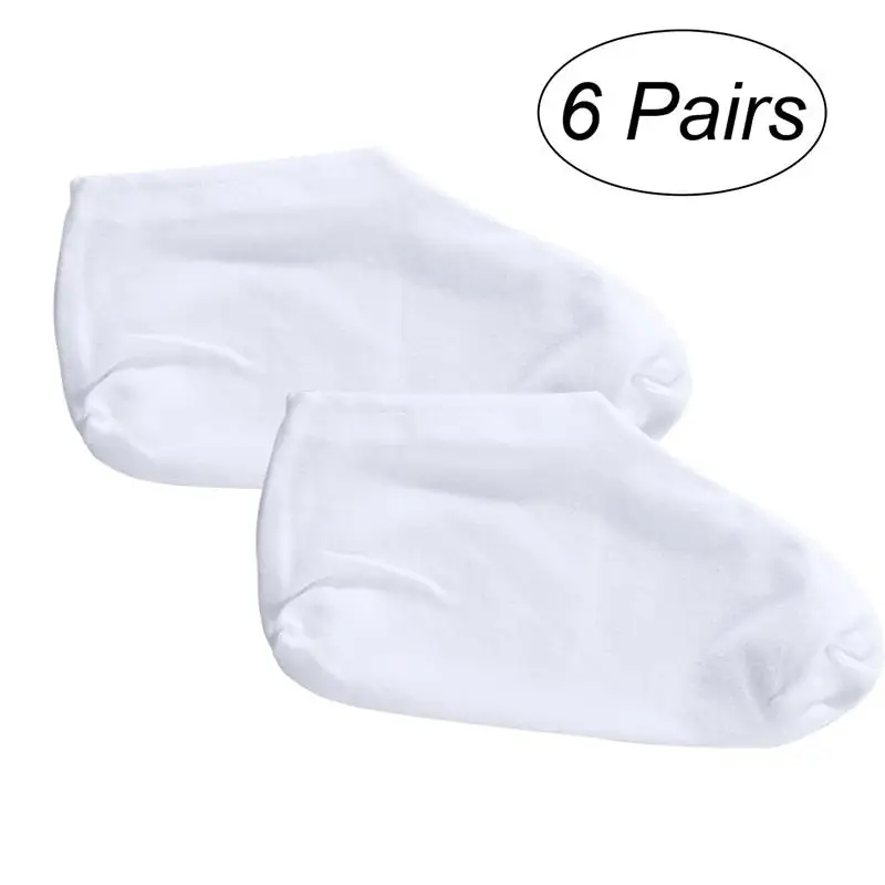 6 пар хлопковые носки влаги спа для ног увлажняющие сухой твердой потрескавшейся