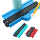 Деревообработка 5 дюймов10 дюймов пластиковый профиль копировальный манометр контурный манометр Дубликатор плитки инструмент для маркировки Древесины Ламинат инструмент для плитки