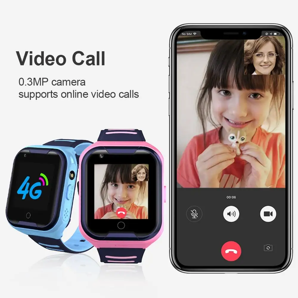 LEMFO, gps, Детские умные часы, 4G, поддержка sim-карты, вызов, SOS, полный сенсорный телефон, часы с камерой, водонепроницаемые, детские часы