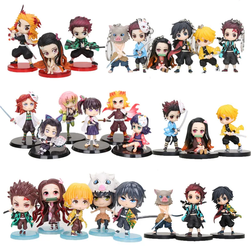 

Q Posket figure Demon Slayer Kimetsu No Yaiba Tanjirou Kamado Nezuko Agatsuma Tomioka Giyuu Hashibira Inosuke figure Model Toys