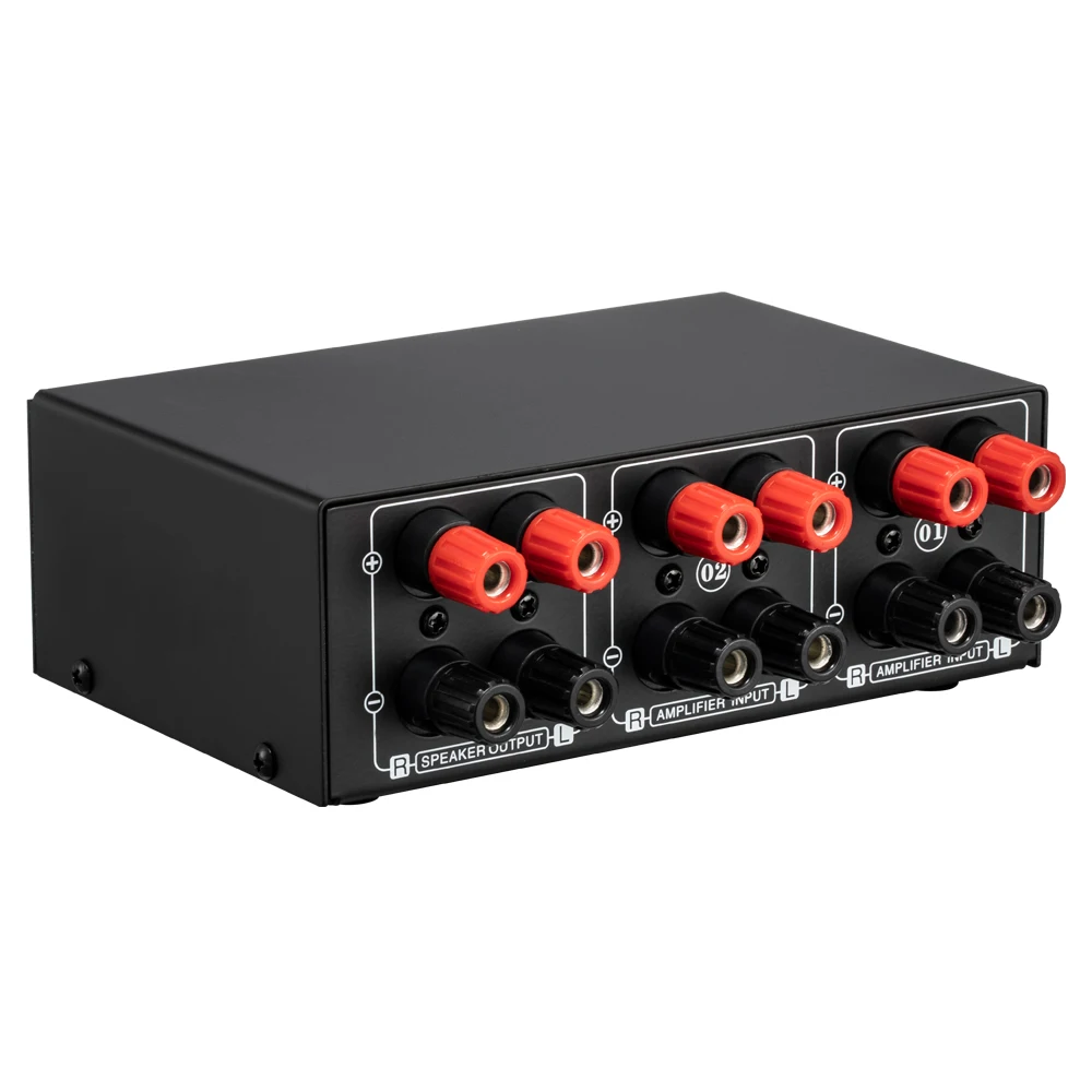 Внешний усилитель мощности 2 в 1 выбор динамика Переключатель выхода с