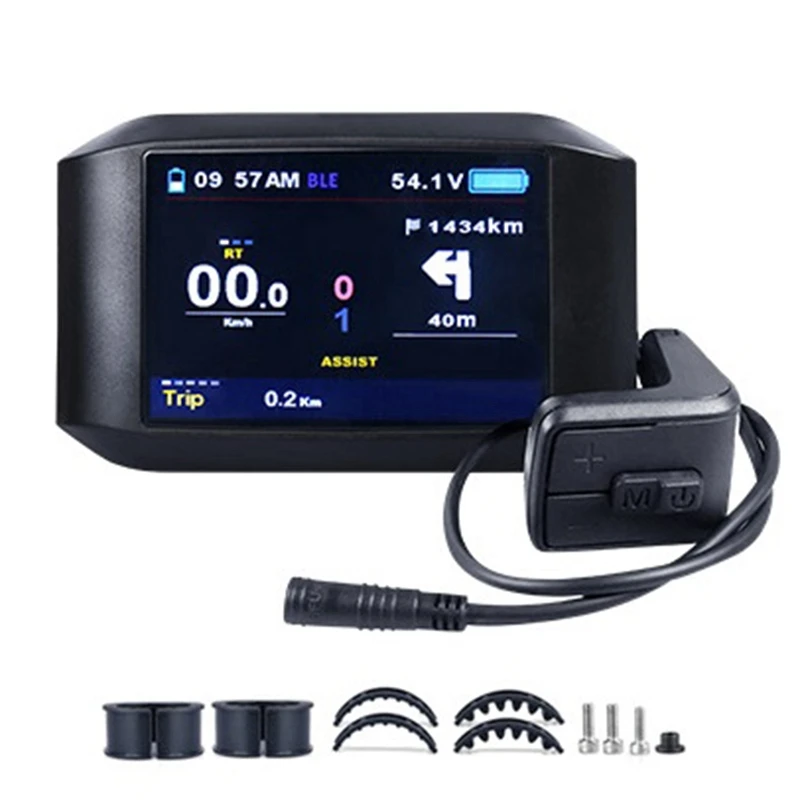 

ЖК-дисплей для электровелосипеда 750C версия Bluetooth для Bafang Hub Средний мотор BBS01 BBS02 BBSHD Комплекты 36 В/48 В/60 в электровелосипед