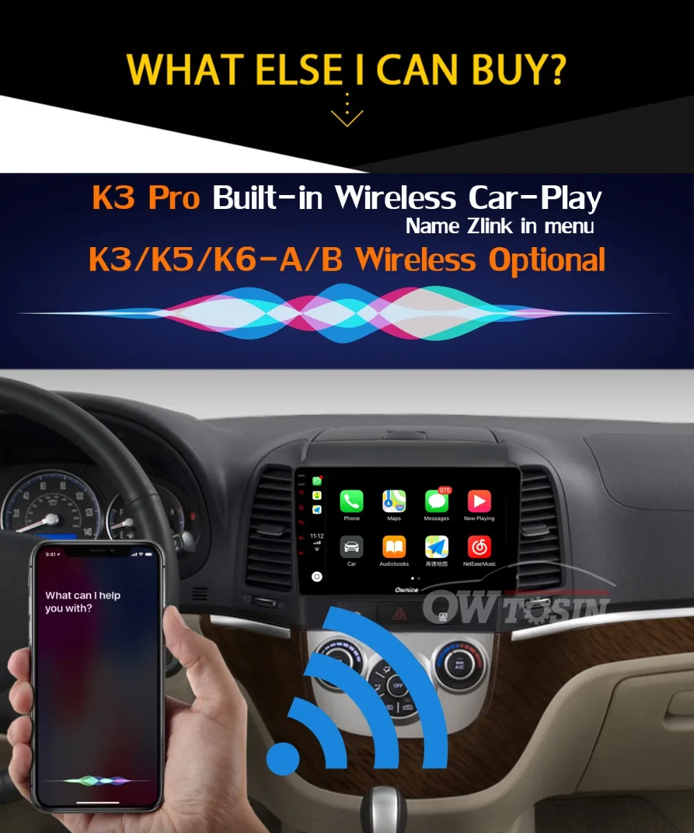 360 ° панорамный Android 9,0 8Core 4G+ 64G Автомобильный мультимедийный плеер для hyundai Santa Fe SantaFE 2006-2012 gps компактное минирадио SPDIF CarPlay