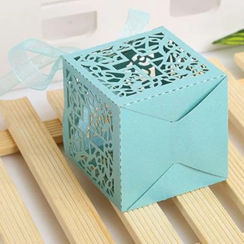 50 шт. коробки для конфет Подарочная коробка ангела детского душа крещения дня