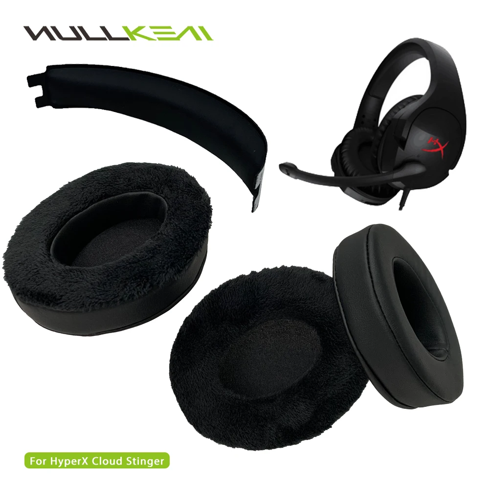 

Сменные утолщенные амбушюры Nullkeai, повязка на голову для наушников HyperX Cloud Stinger, наушники-вкладыши