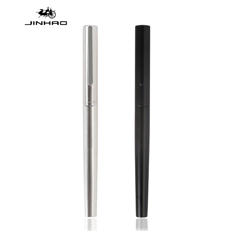 Jinhao 35 серии перьевая ручка Сталь Экстра тонкий наконечник ручек молочного цвета