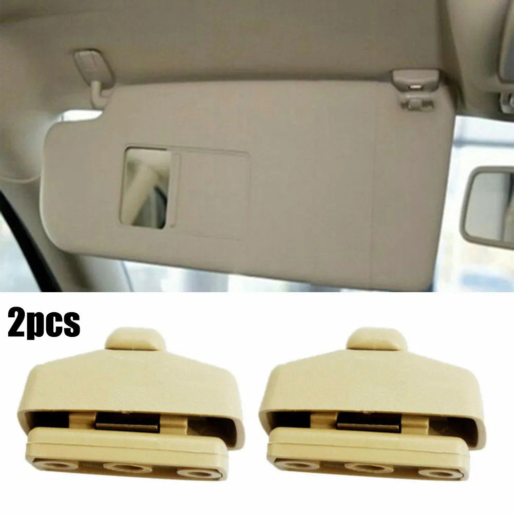 

2PCS Sun Visor Hook Clip Bracket Hanger For Golf MK4 Passat 3B0857561B Sun Visor Clips