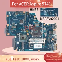 new70 la 5892p for acer aspire 5741 5741g 5742 gateway nv59c laptop motherboard mbpsv02001 hm55 ddr3 notebook mainboard