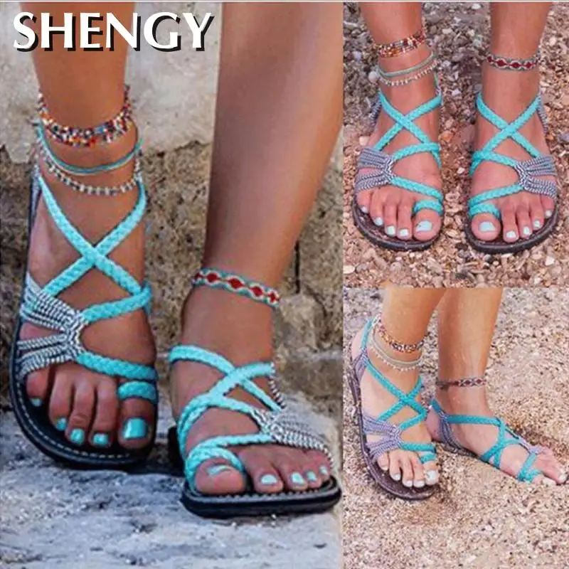 Сандалии для девушек и женщин босоножки в европейском американском стиле