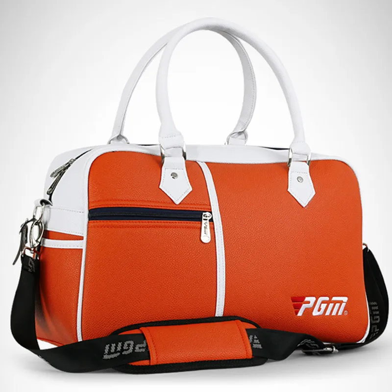 Golf Bag Male Female Golf Clothing Bag Shoes Large Capacity Double-layer Waterproof PU Bags  FK88