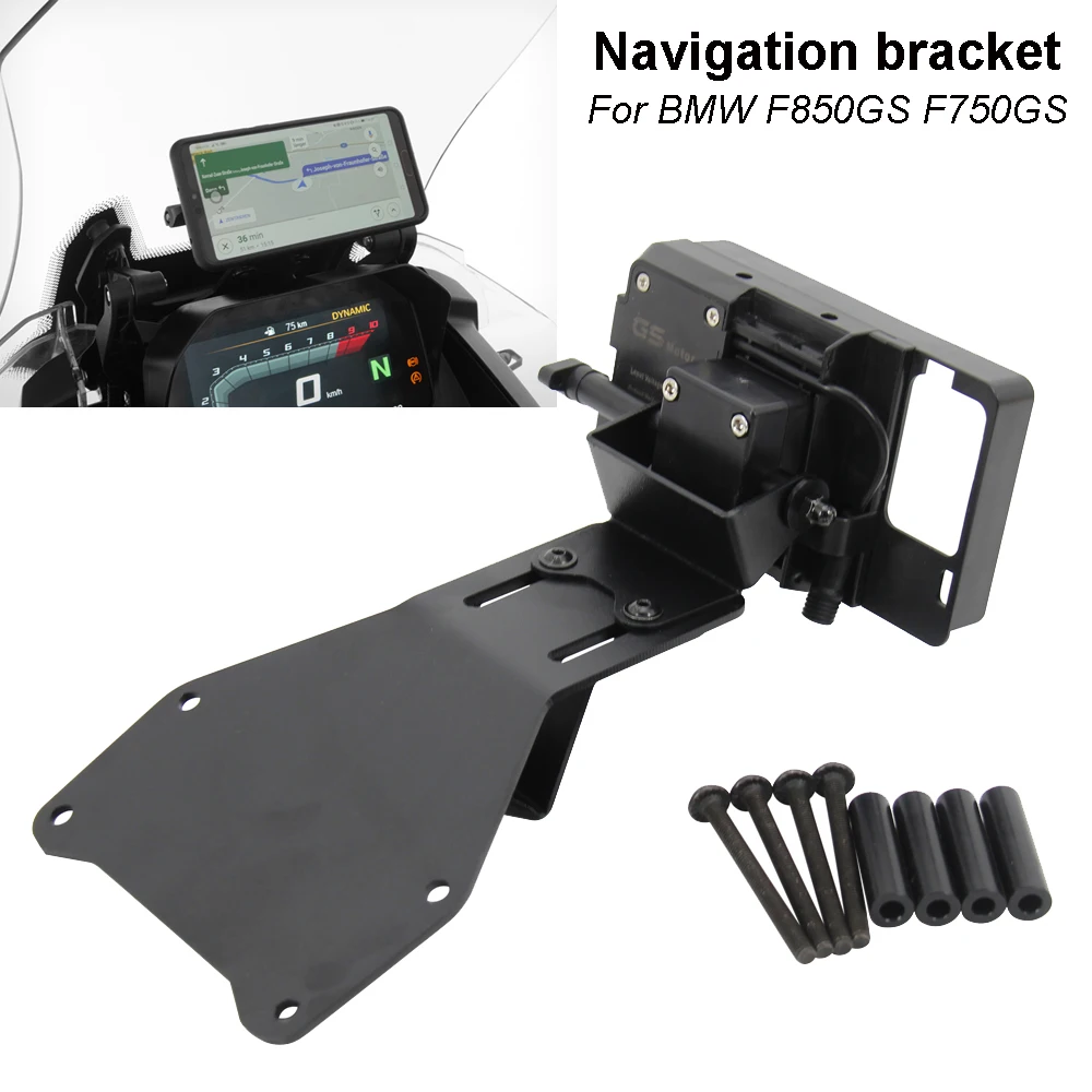 

Подставка для навигатора мотоцикла, держатель для телефона, планшетов GPS, кронштейн, держатель для BMW F750 GS F850 GS 2018 2019 2020