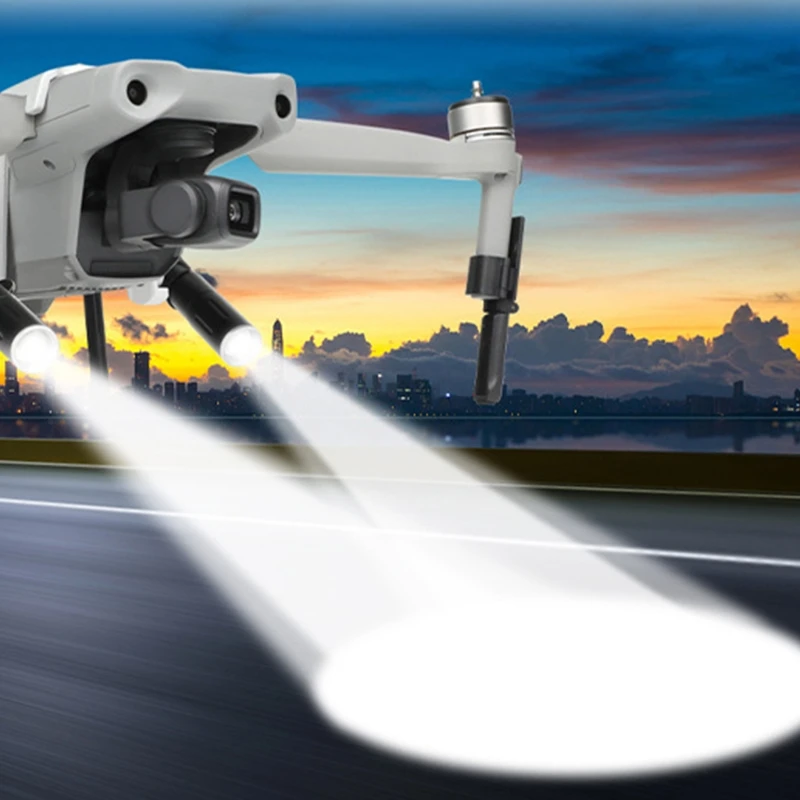 Для DJI Mavic Air 2 посадка Шестерни ноги складной Расширенный комплект с ночной полет светодиодный вспышки света аксессуары для дрона от AliExpress WW