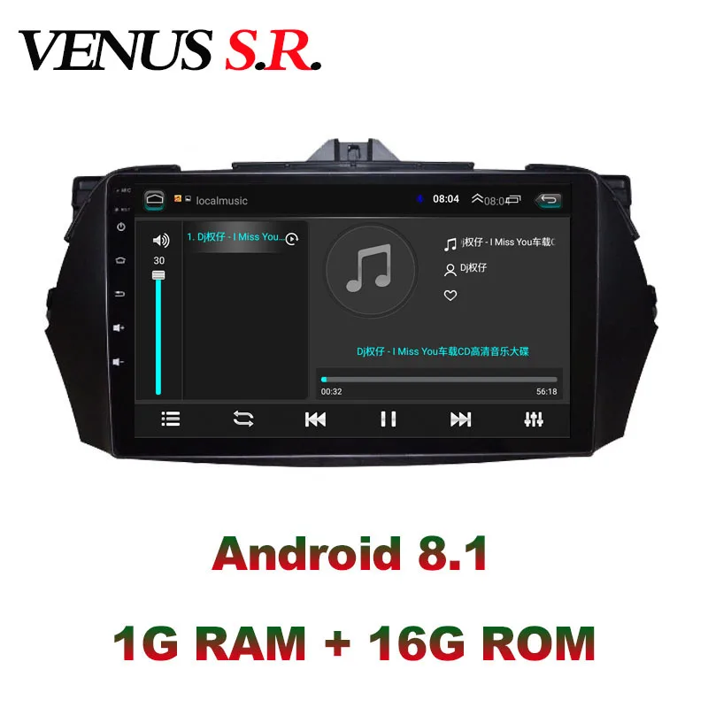 Автомобильный dvd плеер VenusSR Android 8 1 2.5D для Suzuki Ciaz Alivio радио мультимедиа GPS стерео gps