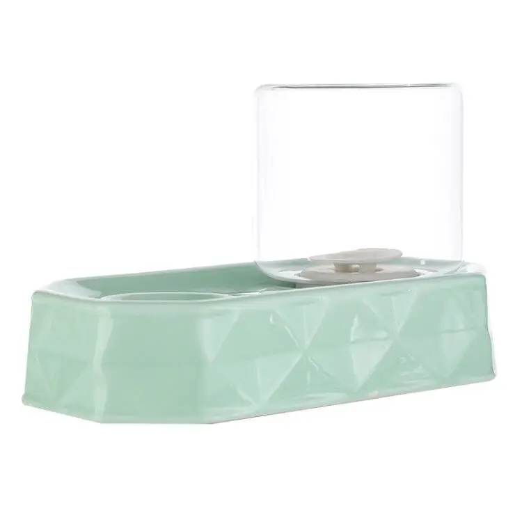 

Peggy cat ceramic pet water dispenser non wet mouth flat face cat anti wet chin cat water bowl cat dog water dispenser