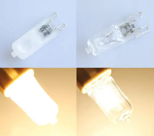 10 шт. G9 G4 Галогенная капсулы светильник лампа высокой яркости теплый белый свет