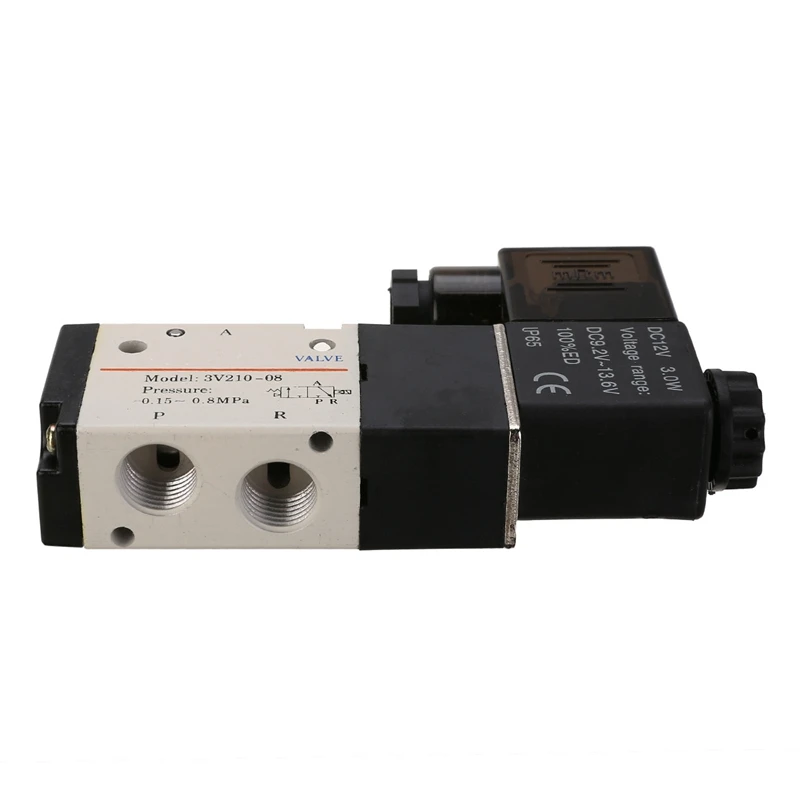 DC12V 1/4 'ɳ Way 2 Позиция Пневматический электромагнитный клапан Электрический
