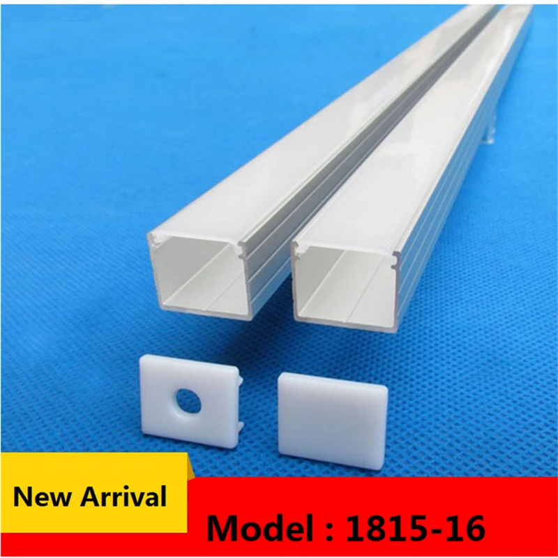 10-40 meters ,40inch/pc 16mm wide 5-24v Strip 15mm high aluminium profile, matte diffuser dual strip cabinet kitchen led channel