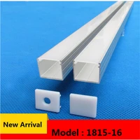 10 40 meters 40inchpc 16mm wide 5 24v strip 15mm high aluminium profile matte diffuser dual strip cabinet kitchen led channel