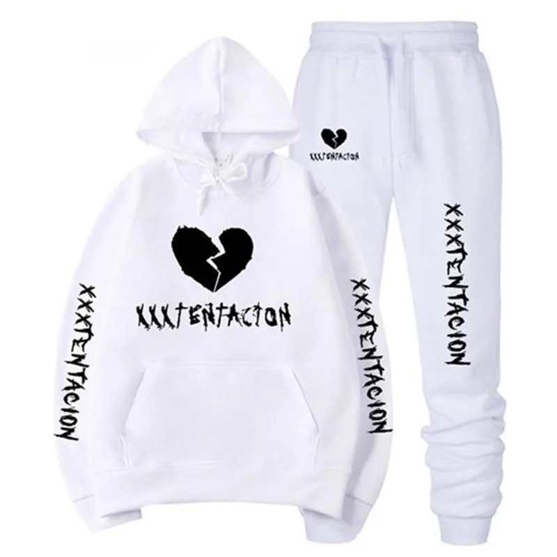 Осенне зимние новые модные брендовые пара спортивный костюм XXXTentacion месть убить в