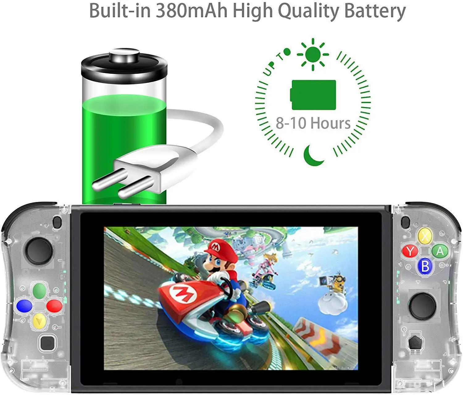 

2021 Bluetooth Gamepad for NS Switch Left Right Handle Grip Joypad Bluetooth Wireless Joy Game Con Controller Nintend Switch