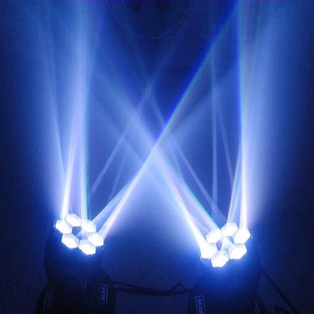 Миниатюрный светодиодный светильник RGBW 4 в 1 лампа с движущимся лучом пчелиного