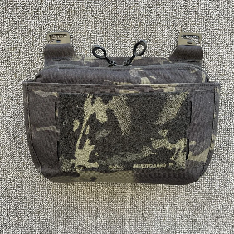 Outdoor Sports Tactical Chest Hanging Insert - Samll / Half Pocket Built-In Zipper Compartment Accessories