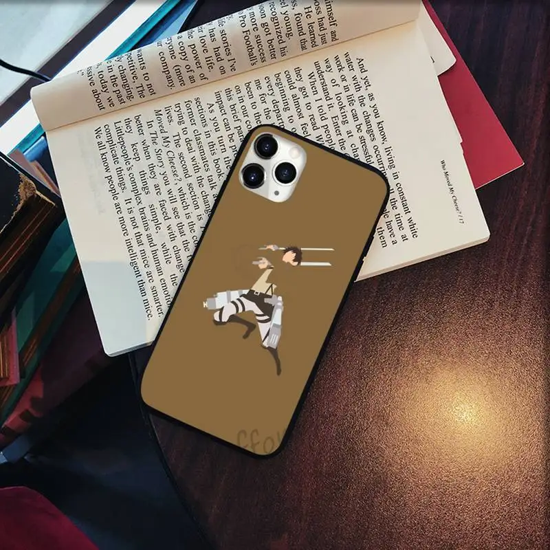 

Anime attack on titan LA Phone Case for iPhone 11 12 pro XS MAX 8 7 6 6S Plus X 5S SE 2020 XR Soft silicone