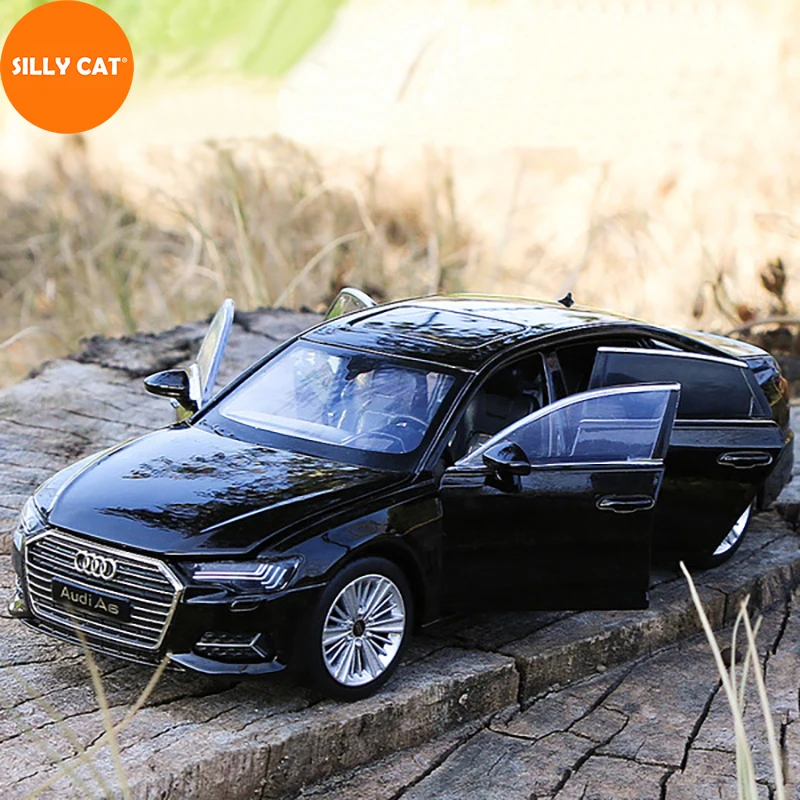

Metal Car Model For Audi A6 C8 Sedan 2019- Model Car Toy Play Vehicle Door Openable Car Toy Collection 1:32 For Audi Car Models