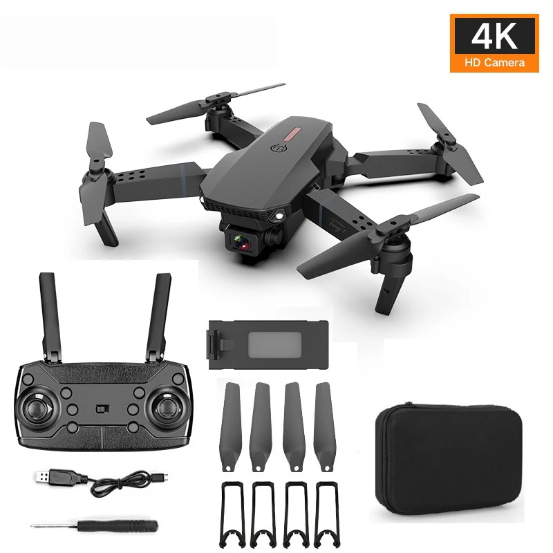 

Mini Drone 4k Hd with Dual Camera Folding High Definition Aerial Four Axis Aircraft Professional Cross Border Model Rc Dron Toy