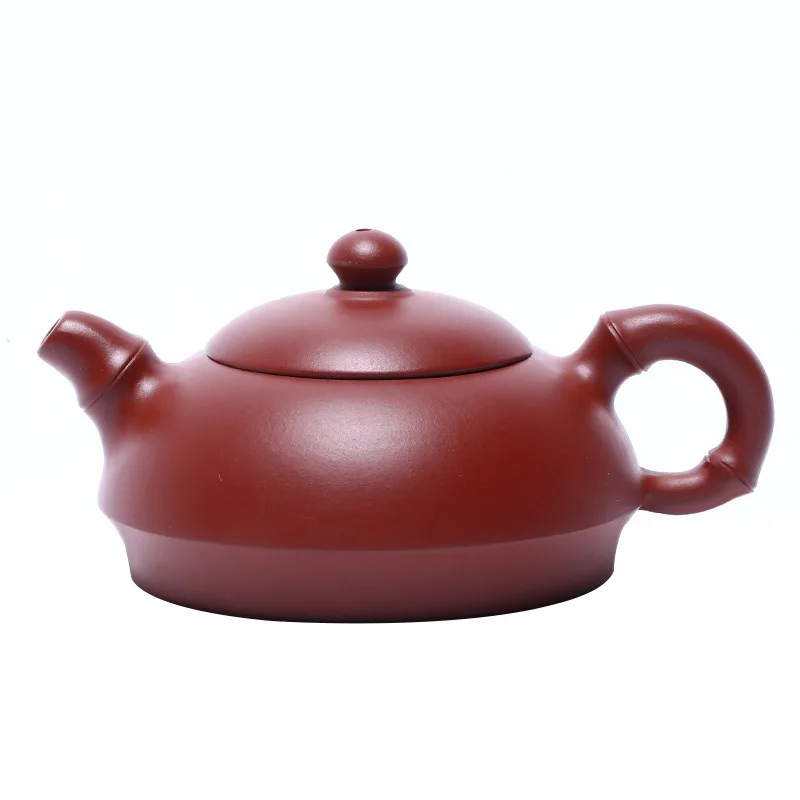 

Yixing Zisha teapot original mine Dahongpao bamboo half moon teapot bubble teapot gift shop