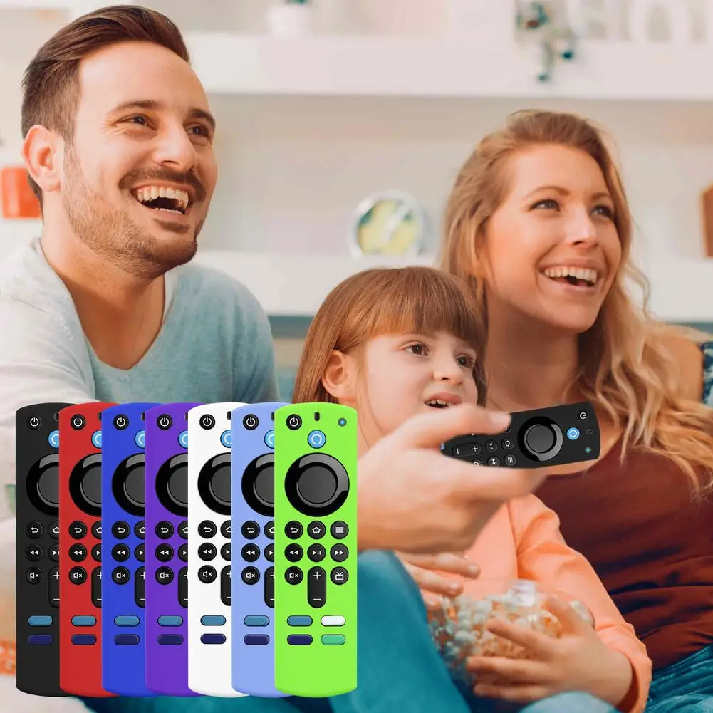 

Silicone Remote control Case for Alexa Voice Remote Protective Case for Alexa Voice Remote Soft Plain Remote Control Protector