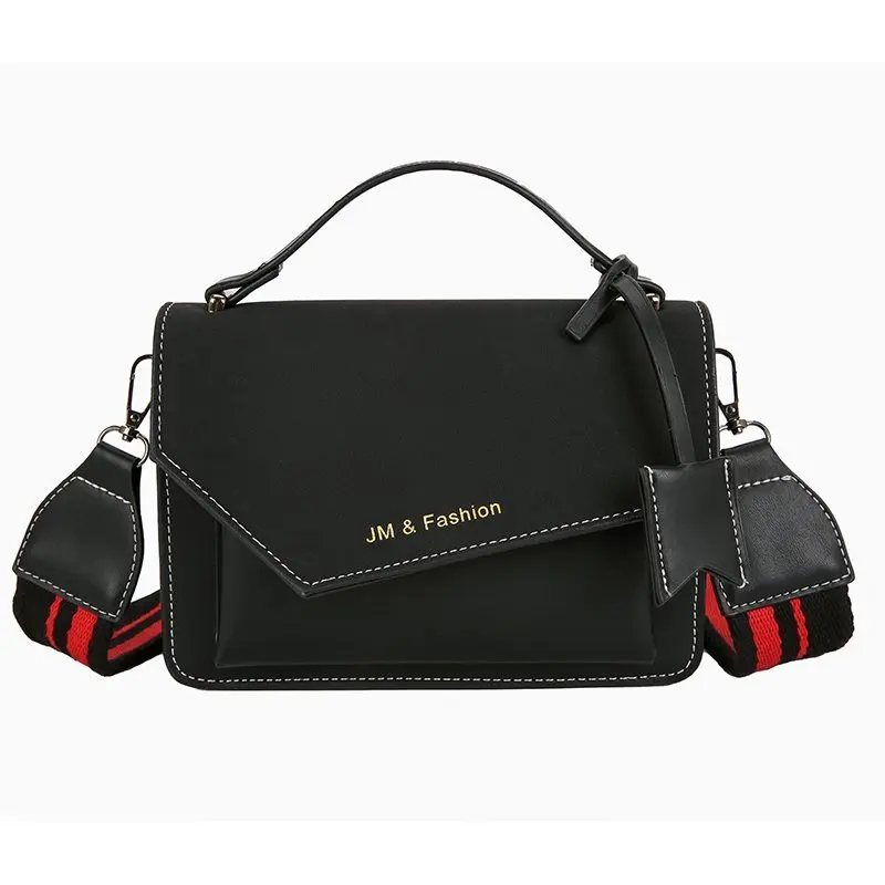 

2020 new portable small bag female trendy casual fashion wide shoulder strap small square bag single shoulder messenger bag