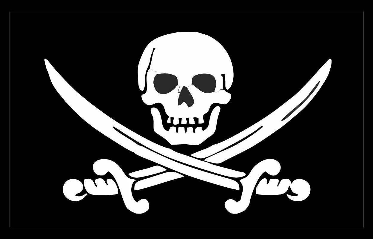 

Jolly Roger Flag Halloween Party Dress up Banner