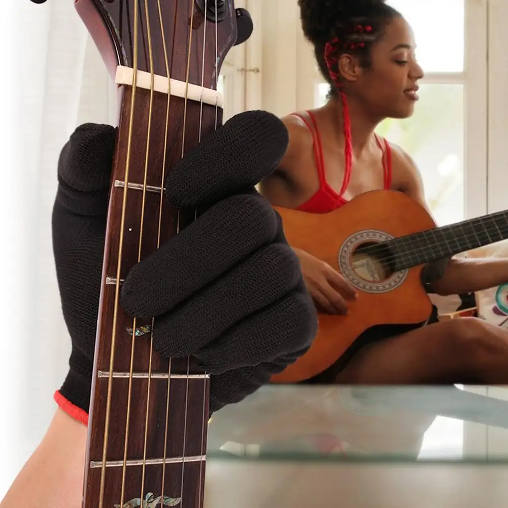 gitarre handschuhe gitarre anfänger handschuh praxis fingerspitzen handschuhe für elektrischeakustische gitarre anfänger player zug un