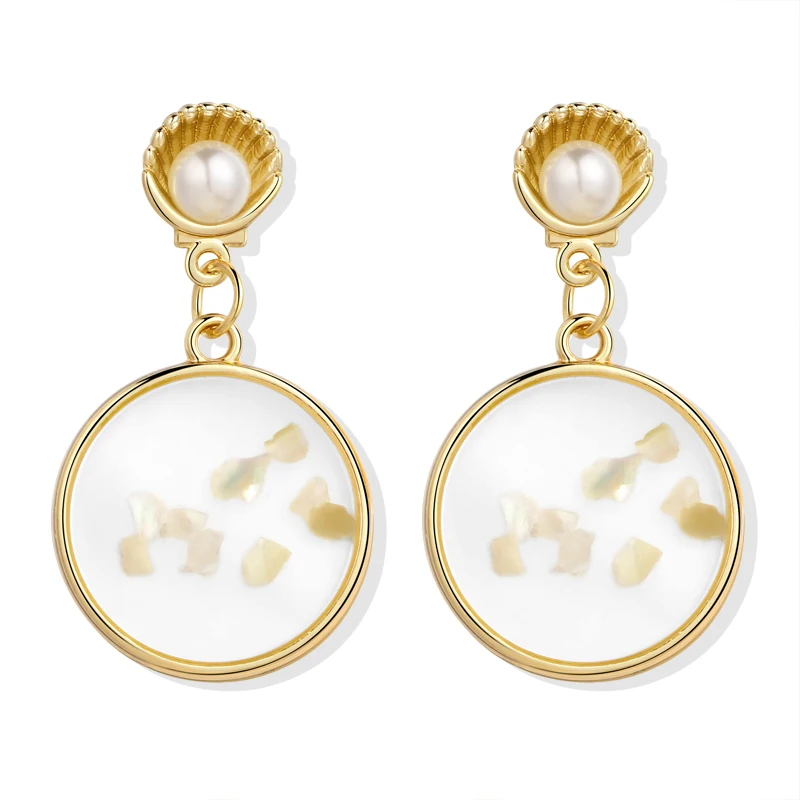 Модные крупные серьги 2020 большие геометрические круглые для женщин Подвесные