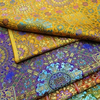 10070cm jacquard silk brocade fabric damask chinese style cheongsam mongolian robe tibetan robe buddhist decor handmade cushion