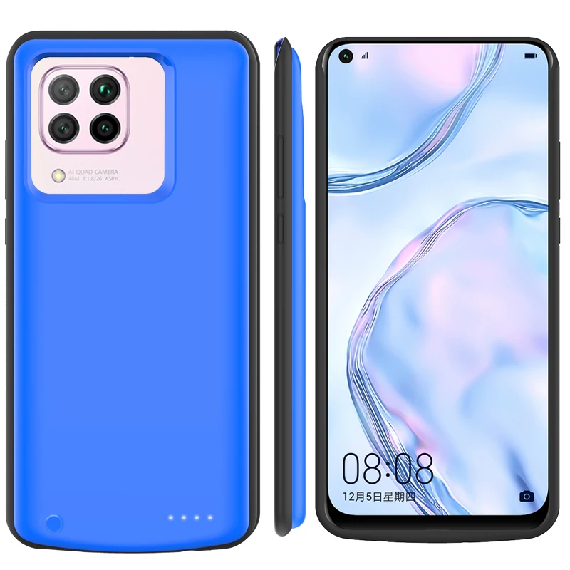 

6800mAh Power Bank Battery Charger Case For Huawei P40 lite External Backup Charging Cover For Huawei nova 7i Battery Case