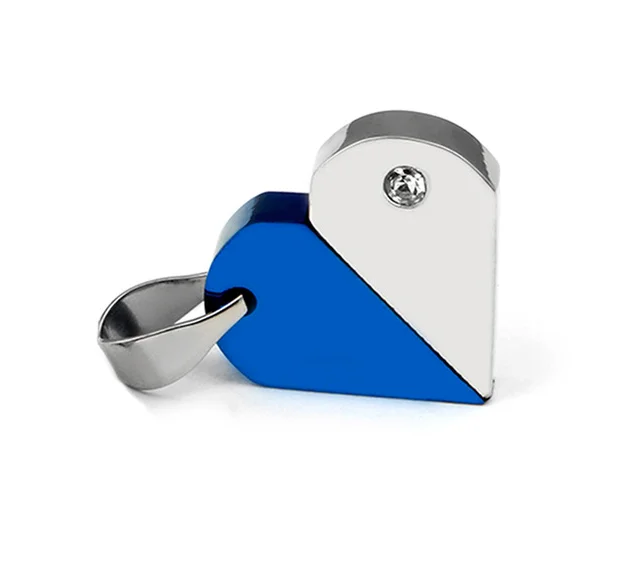 2020 модное черное ожерелье из нержавеющей стали с винтовым кулоном для пар и