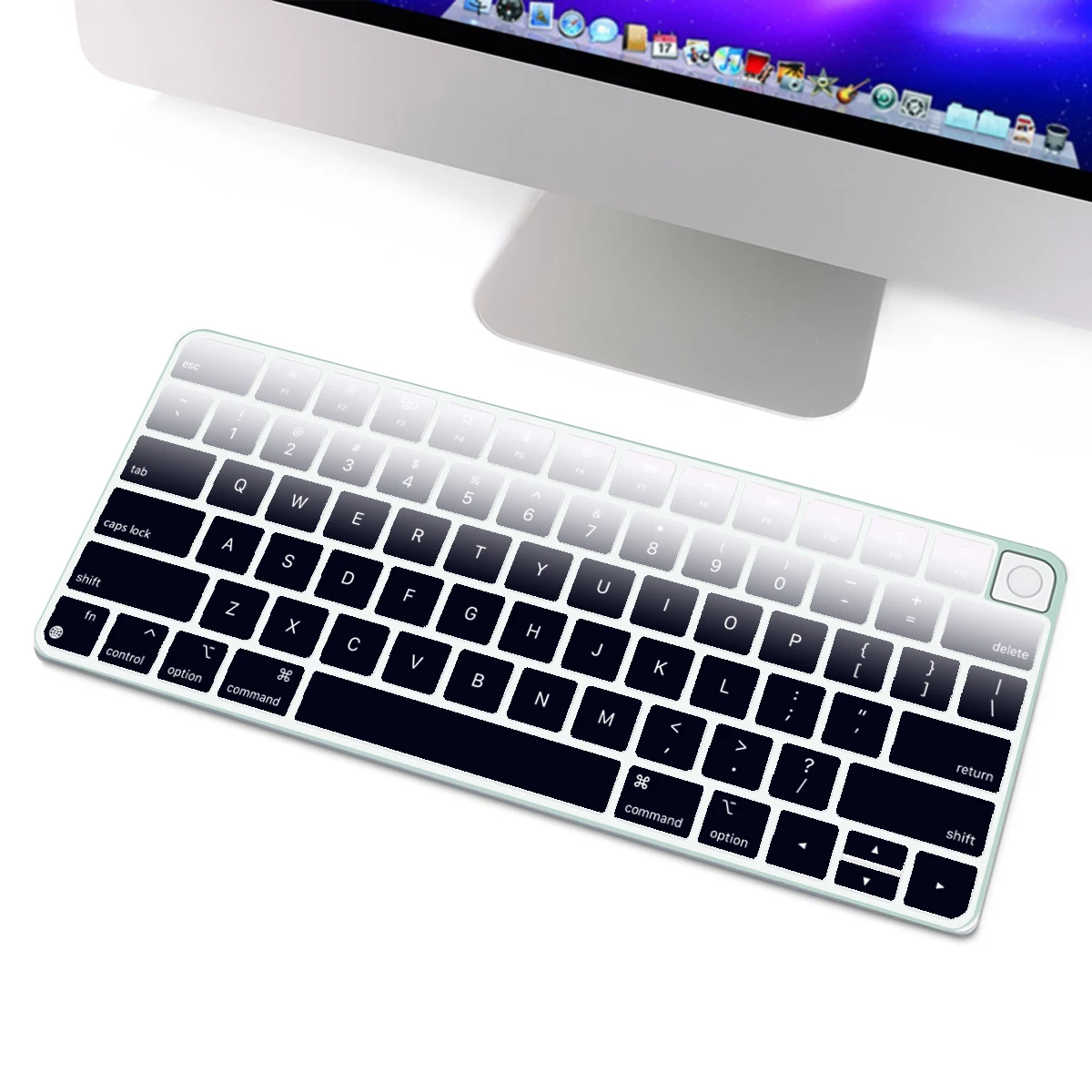 For Apple Magic Keyboard Cover (2021 release) A2450 A2449 Stickers iMAC Keyboard Protector Silicone Bluetooth keyboard case New