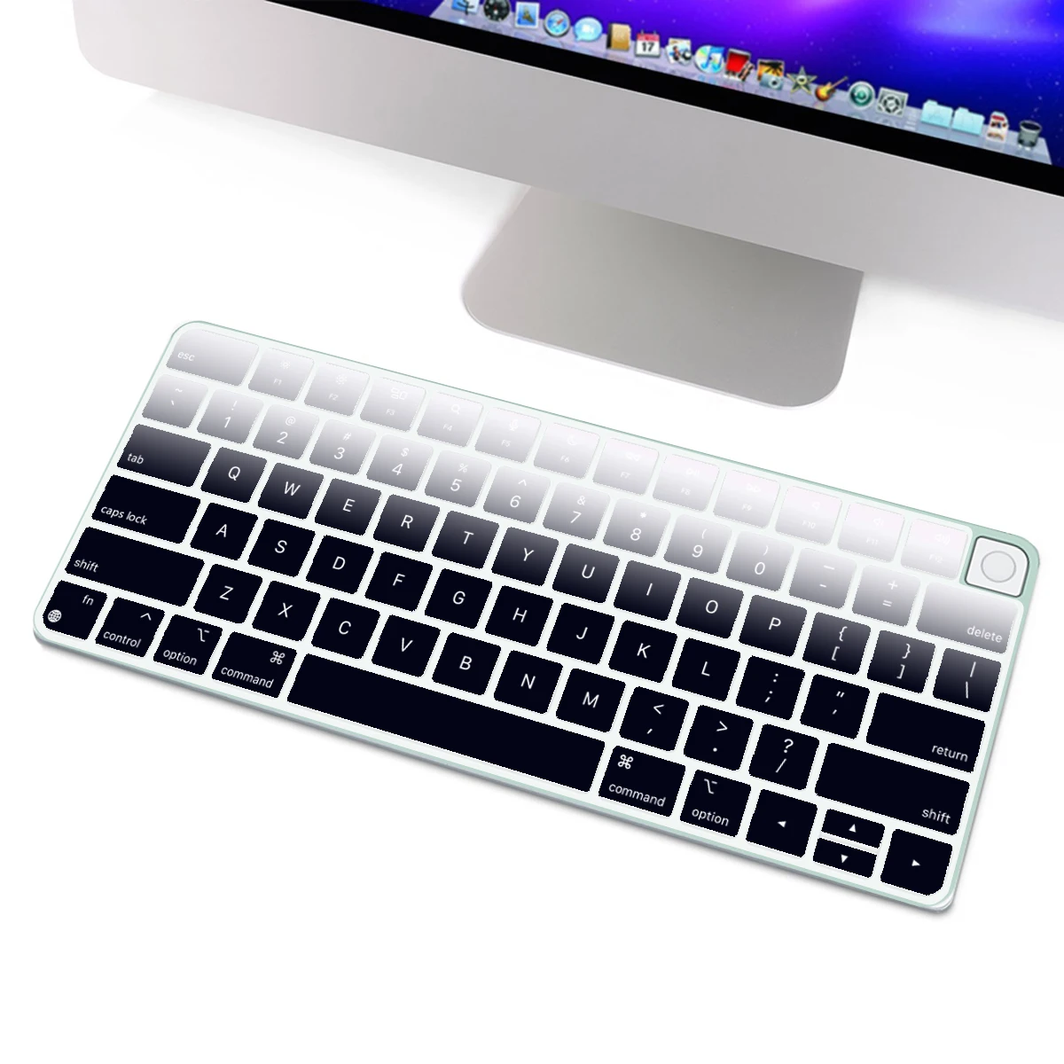 

For Apple Magic Keyboard Cover (2021 release) A2450 A2449 Stickers iMAC Keyboard Protector Silicone Bluetooth keyboard case New