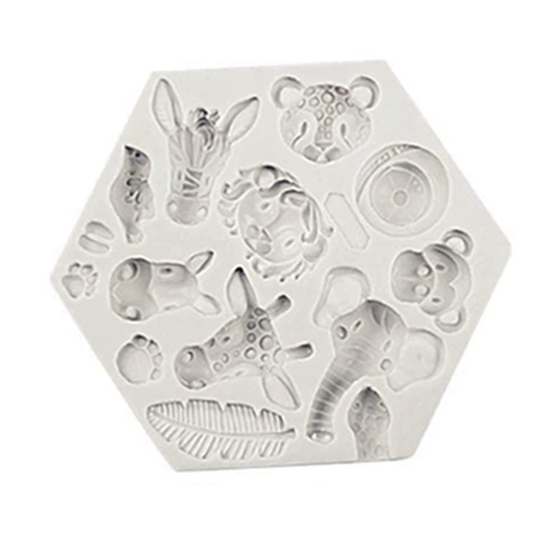 

LBER 2 PCS Jungle Safari Animal Cake Mold Jungle Safari Animal Cupcake Decoration Jungle Safari Animal Cake Decoration