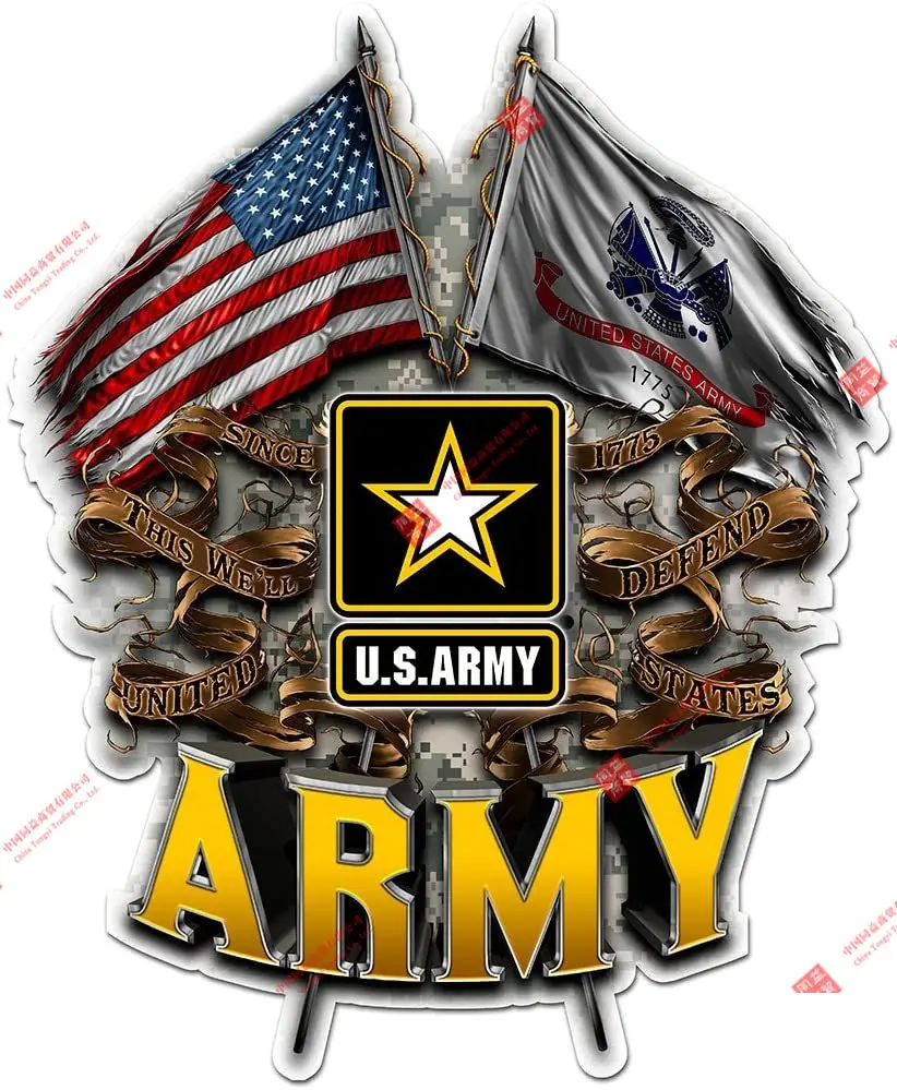 Армейские наклейки с надписью show your pride with our Army dual flag US патриотические идеально