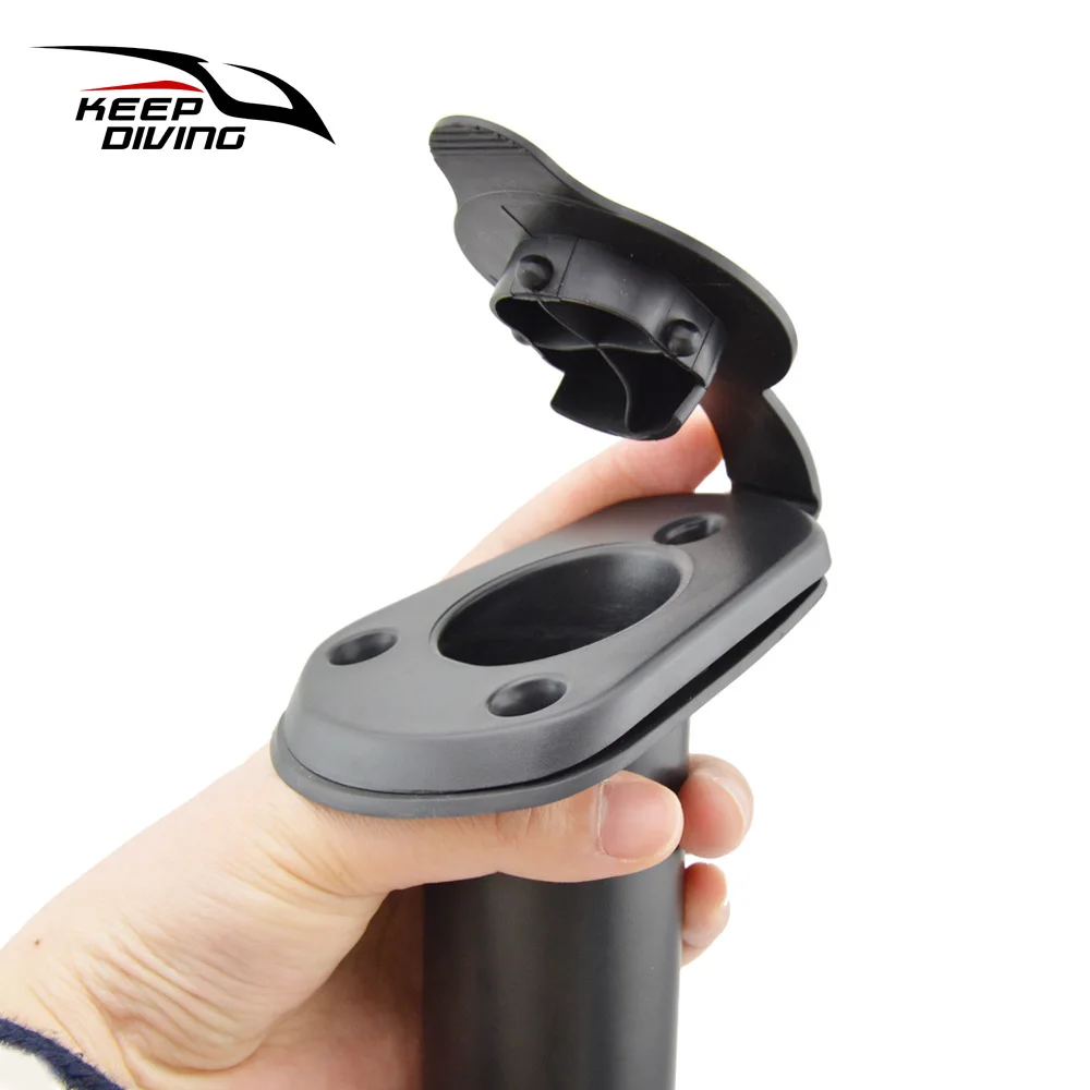 

1 kayak oblique plug-in fishing boat rod holder kayak canoe fishing socket holder base water sports rowing accessories
