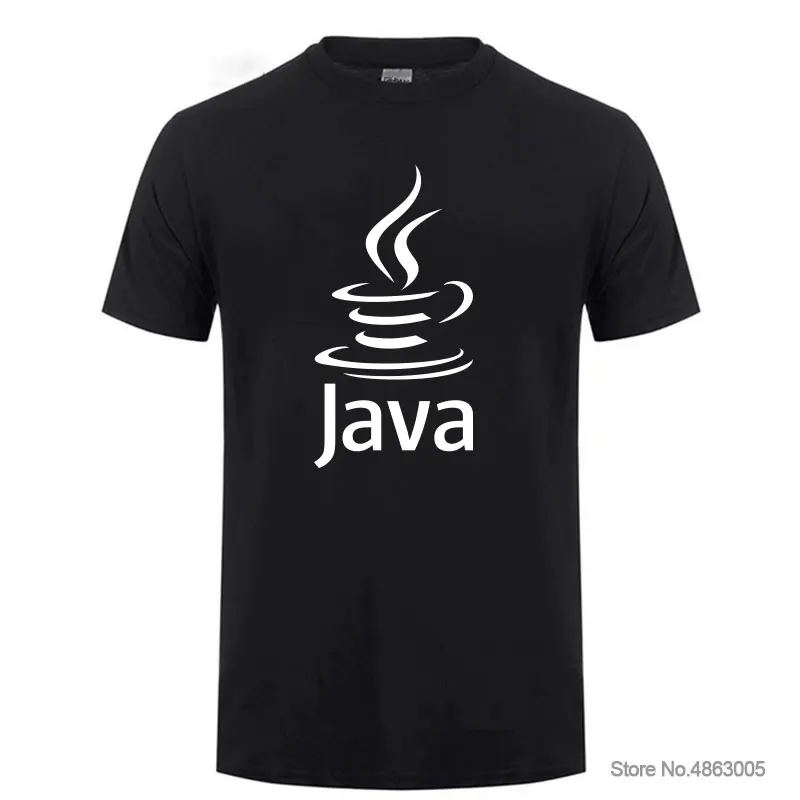 Летняя модная новая футболка IT Fans JAVA для мужчин и женщин Классическая мужские