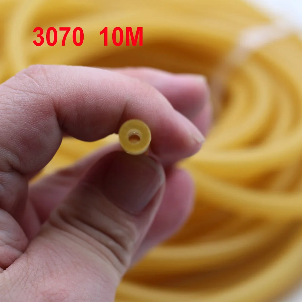 3070 Natural And Black Color 10Meters Natural Rubber Band Latex Tube Pull Rope The Latex Tubes Tourniquet Rope Elastic